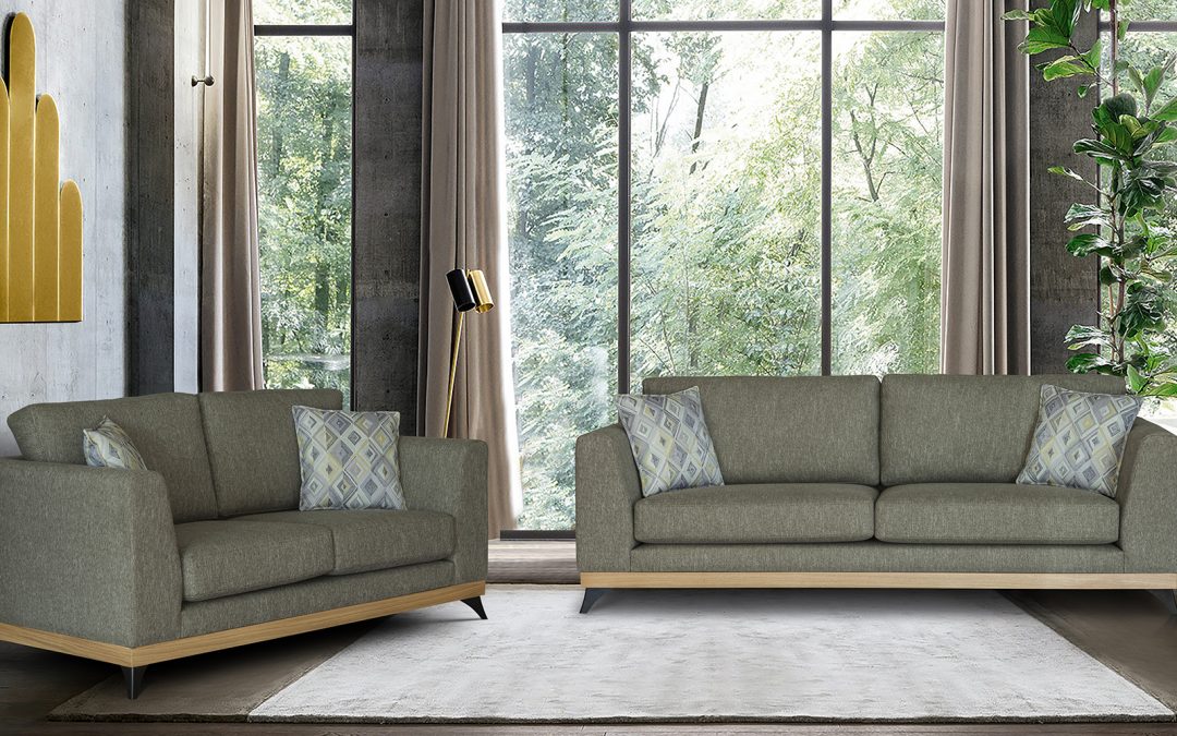 Iris Wood Modern Sofa